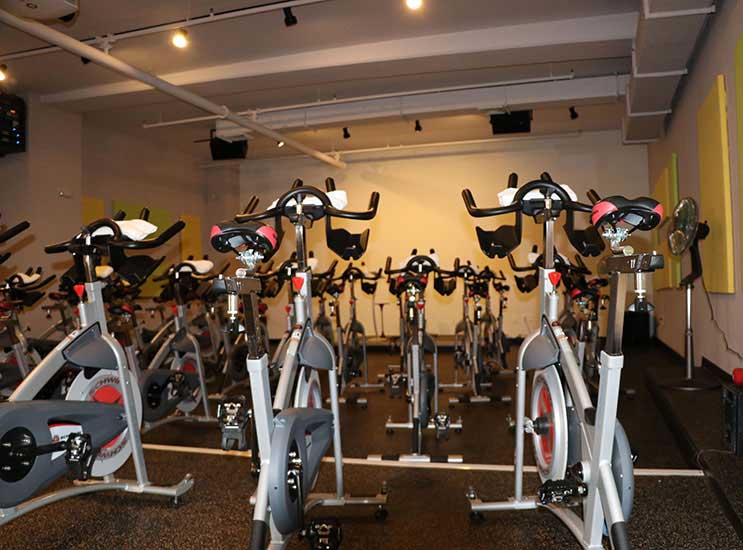 Stationary Bikes in the CycleFit Arena