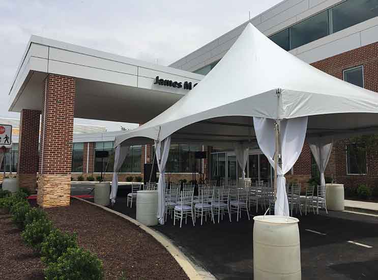 Event rental for ribbon cutting
