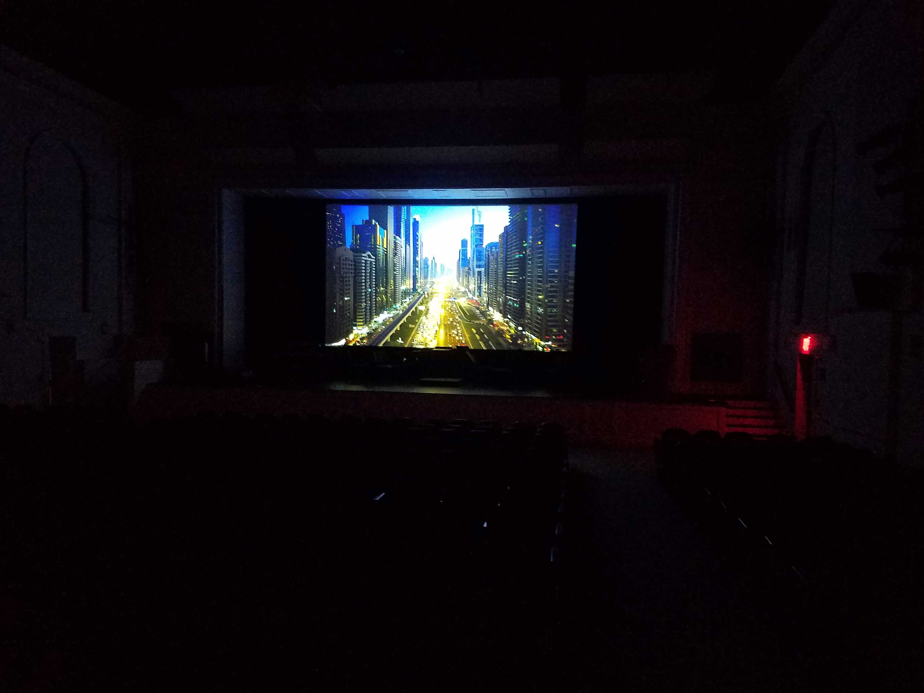 Projector allows theater to show movies