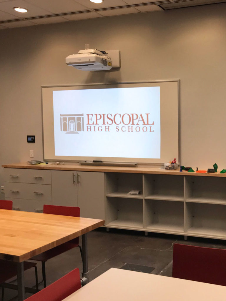 Episcopal High School Robotics Lab Projector