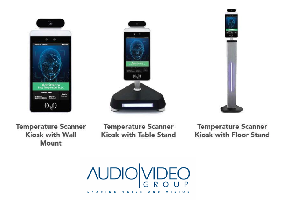 Audio-Video Group Now Offering No-Contact Temperature Scanning Technology