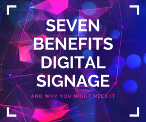 There are many applications you can consider when it comes to digital signage.