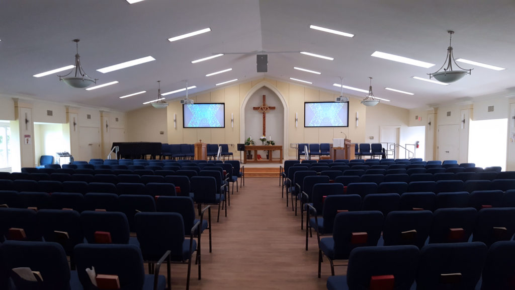 Church video system in place