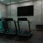 AV in place at a gym, using a gym audio visual company